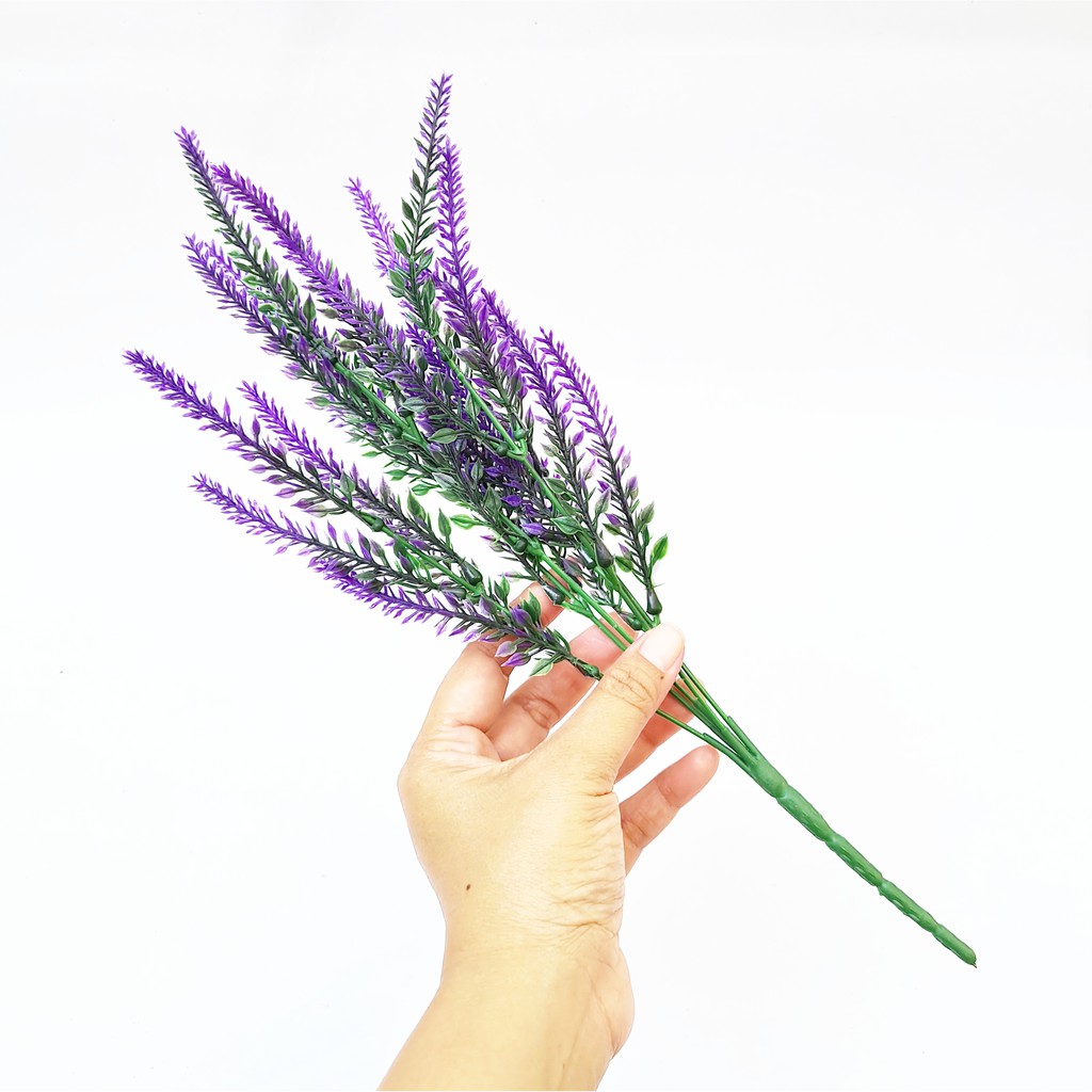 Bunga Plastik Lavender Artificial Dekorasi Rumah Cantik - AF20A-3