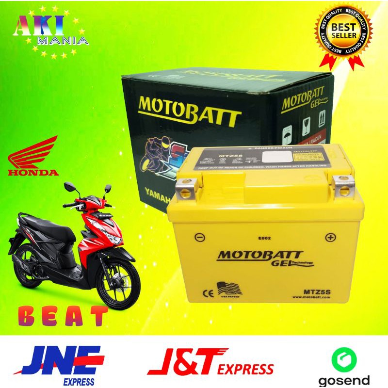 AKI MOTOR KERING HONDA BEAT MOTOBATT ORIGINAL