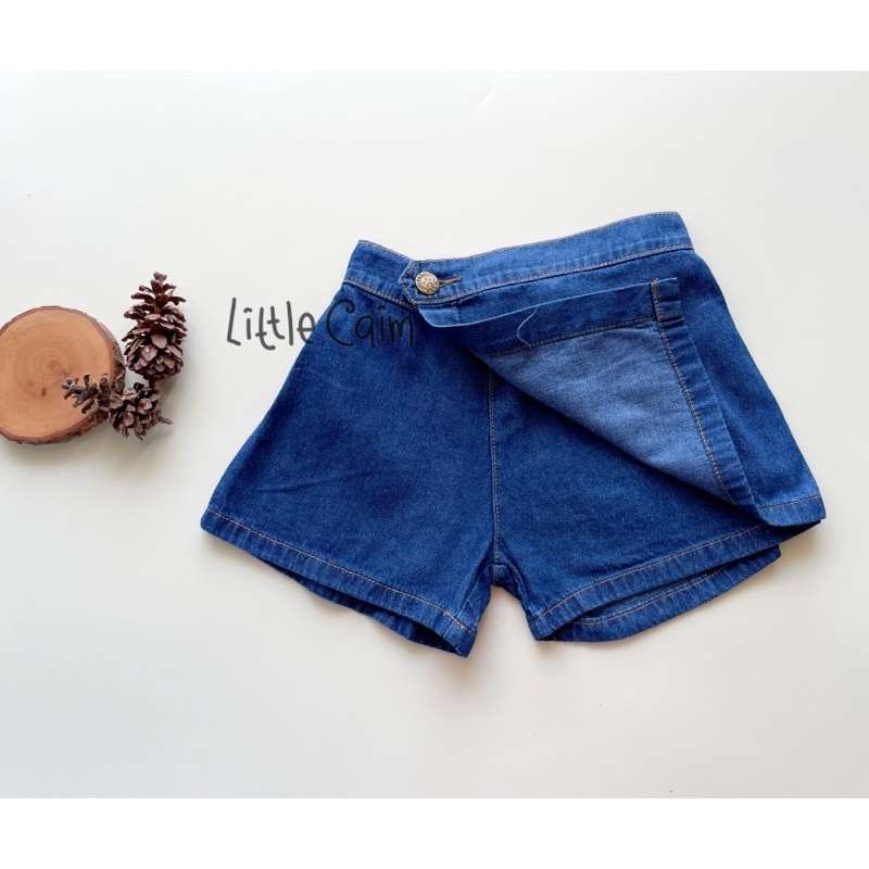 LITTLECAIM - lily skort denim | skort denim anak