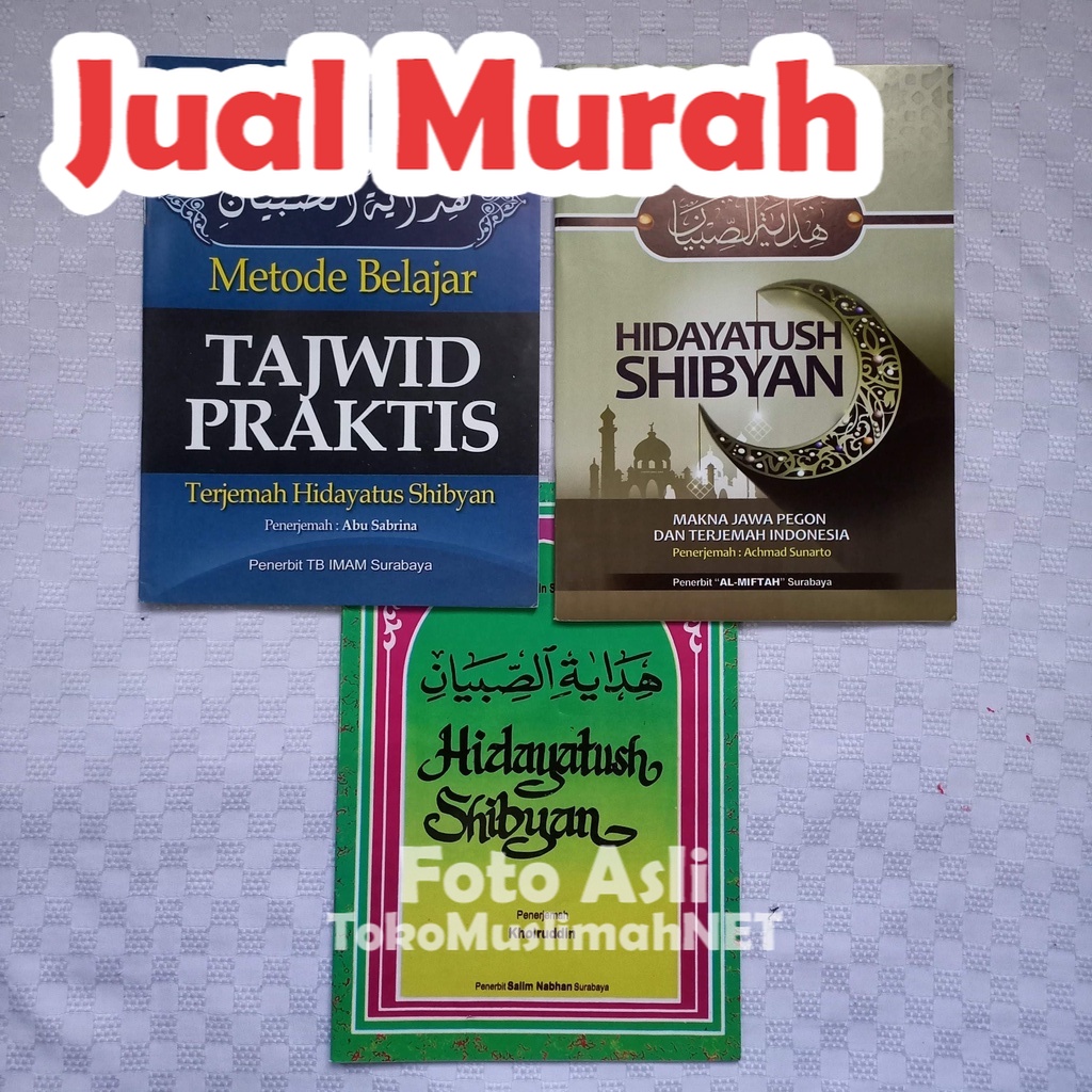 Jual Terjemah Kitab HIDAYATUS SIBYAN / Metode Belajar TAJWID PRAKTIS ...