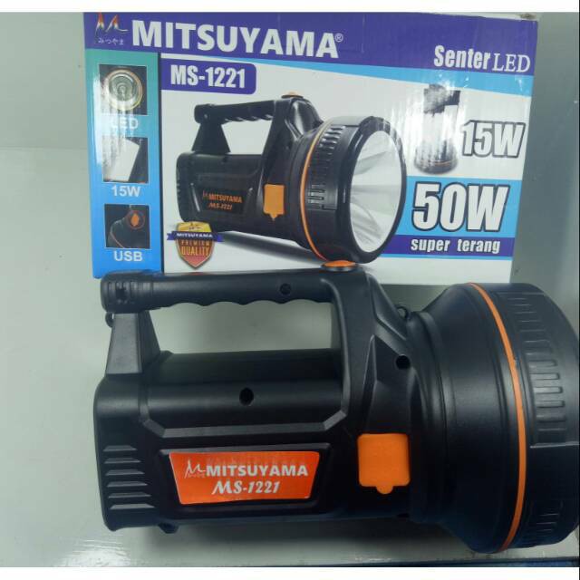 Senter Tangan LED AC/DC MS-1221 MITSUYAMA