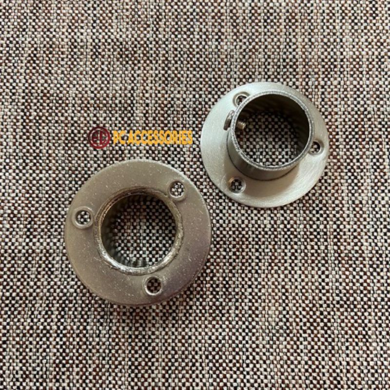 BRACKET PIPA BULAT TOPI STAINLESS STEEL 25MM (1 inch)
