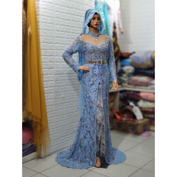 TERBARU KEBAYA AKAD  MEWAH FULL PAYET BEREKOR//KEBAYA AKAD MODREN/EBAYA PESTA BEST SELER