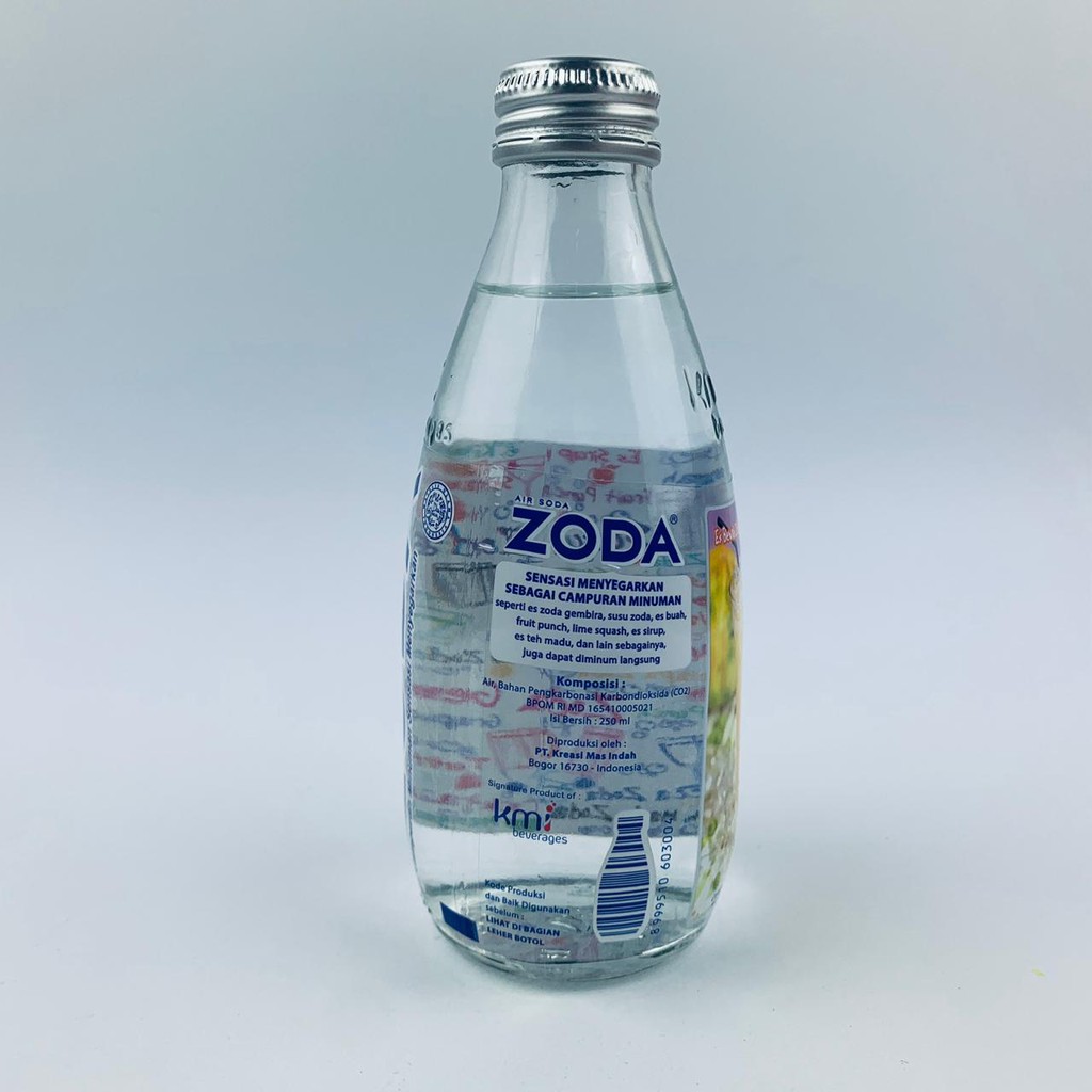 Zoda / Kmi Beverages / Air Soda Zoda Botol / 250ml