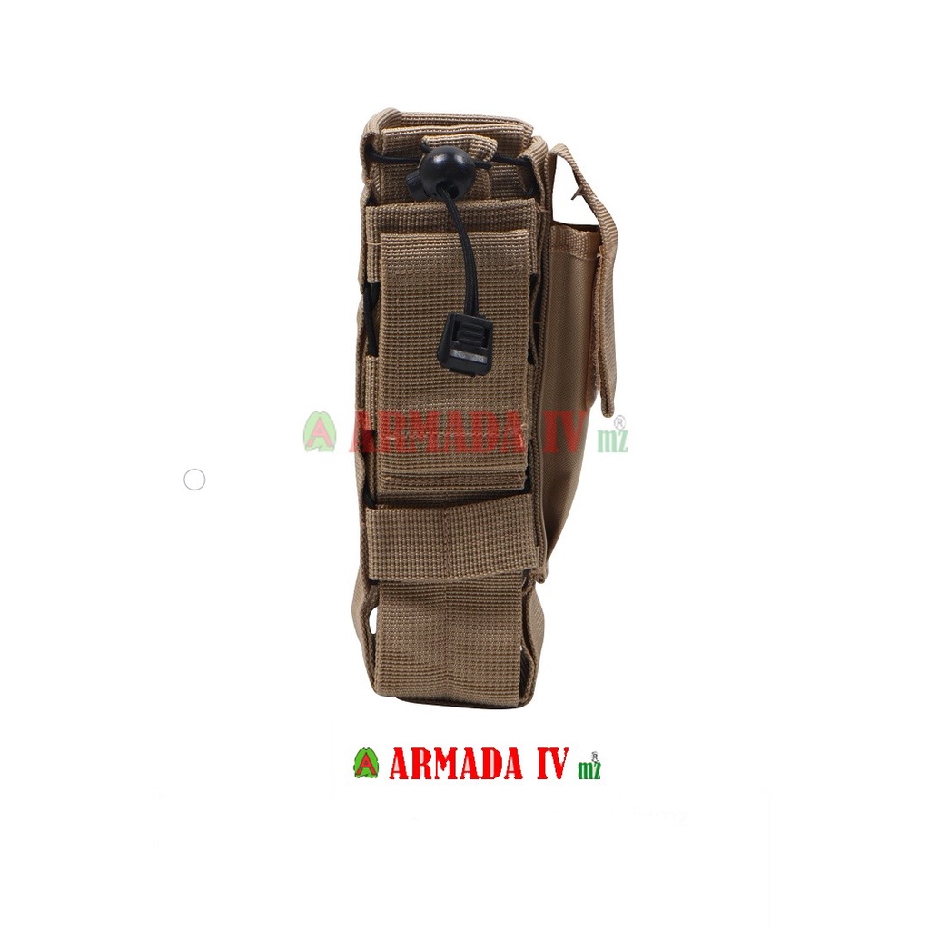 Tempat Sarung Botol Krem 600 ml Pouch Tempat Baret Army