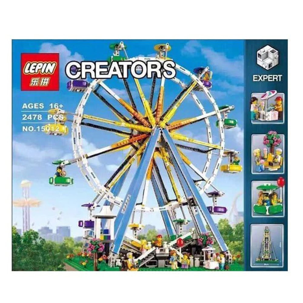 Brick lego LEPIN Ferris Wheel 15012 Modular Building Bianglala