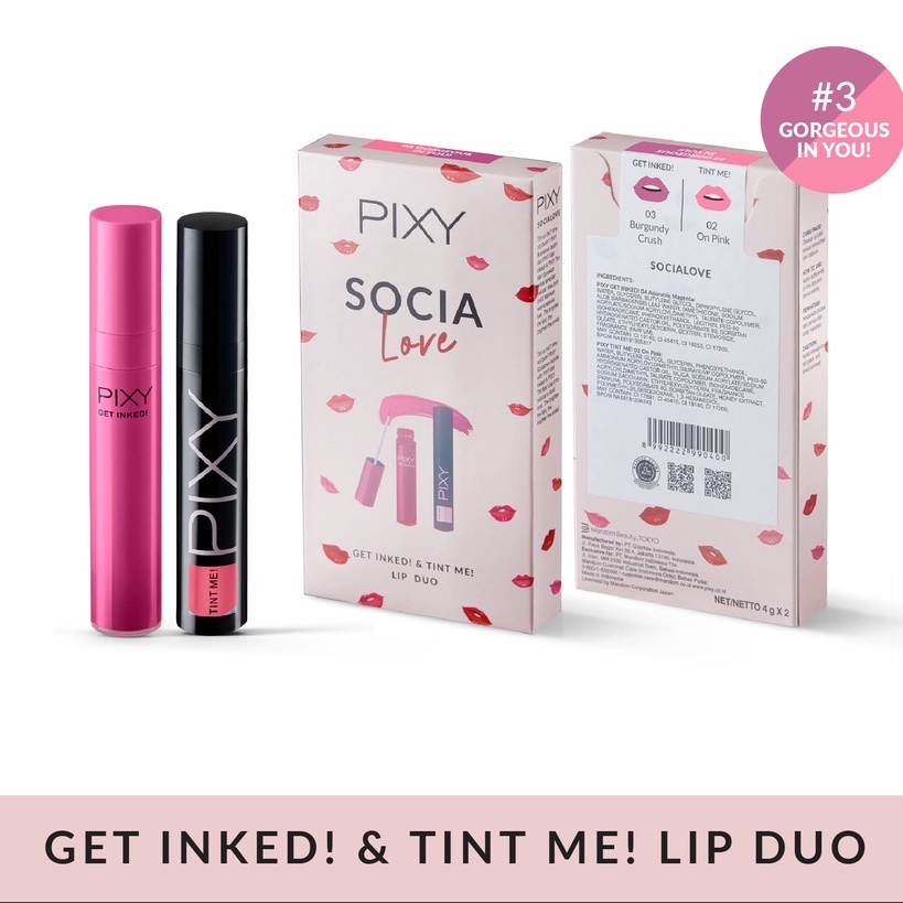 PIXY SOCIALOVE LIP DUO