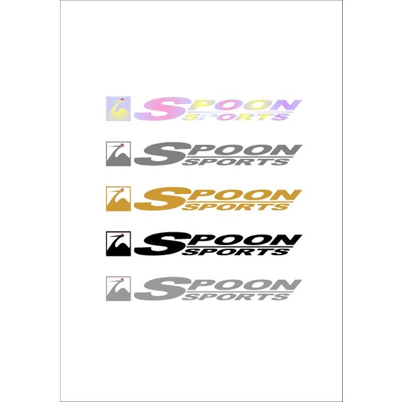 STICKER SPOON SPORTS CUTTING