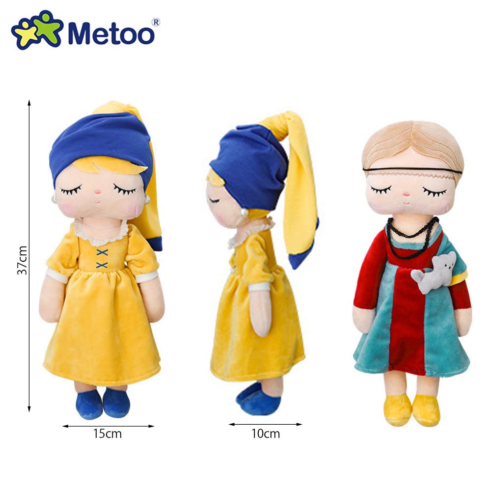 Timekey Metoo Mainan Boneka Plush Seri Lukisan Terkenal Kartun Untuk Hadiah Ulang Tahunnatal L3S1