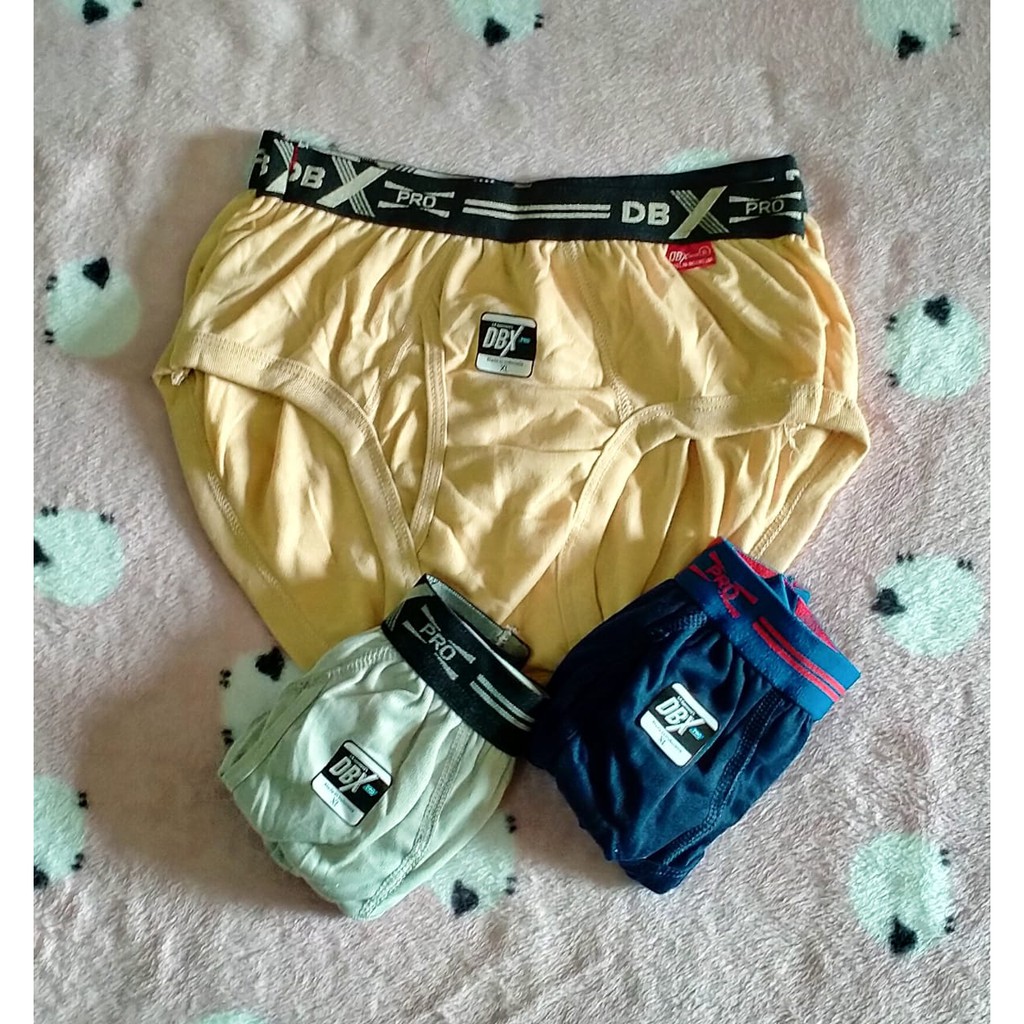 3 Pcs Celana Dalam Mayana Double Man - CD Pria Dewasa - Karet Boxer Mix 3 Warna