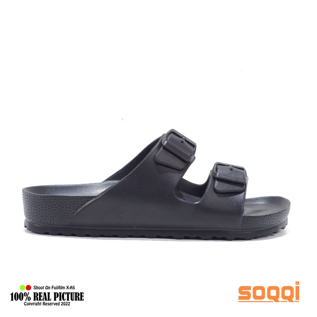 Sendal wanita selop karet jelly model ando ratu original sandal cewek perempuan dewasa slop model pylon casual slide slip on mules tahan air lentur branded Wespro 086 1B 36 40