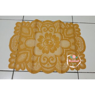 taplak meja tamu persegi kecil ukuran 30x40cm kode 712 