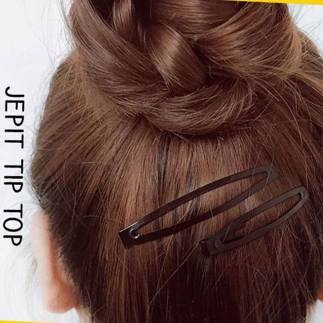 (5 PASANG) JEPITAN RAMBUT TIP TOP / JEPIT TIPTOP CARD BIRU GROSIR 1 RENCENG