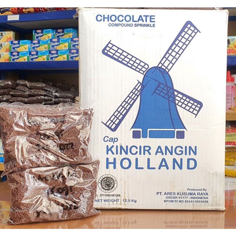 

500gr Meses Holland/Coklat Butir Holland/Meses Coklat Premium