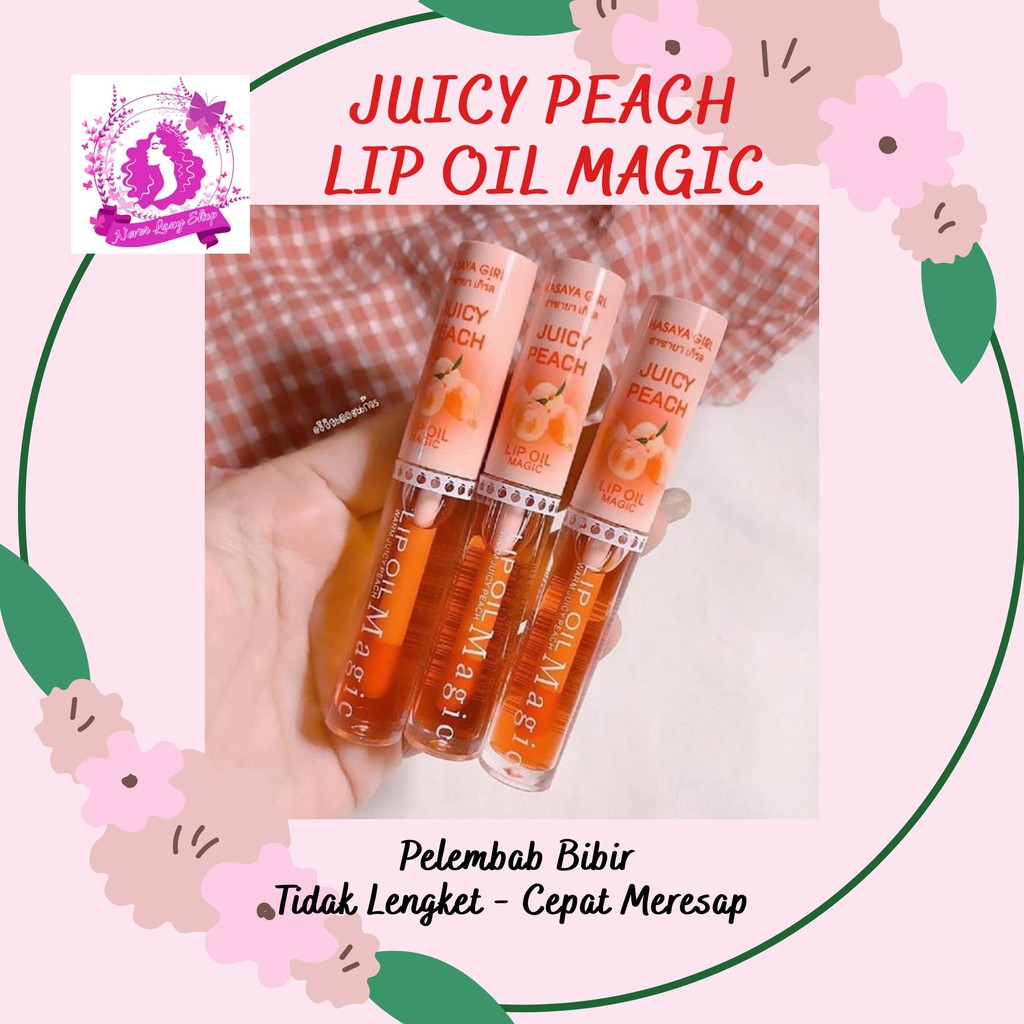 Juicy Peach Lip Oil Magic HASAYA