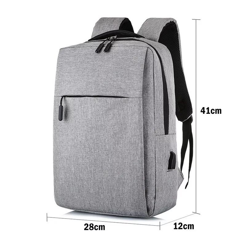 Tas Ransel Laptop 15inc Backpack Sekolah Kuliah Kerja Tas Ransel Hitam Kanvas Pria Wanita Tas Punggung Sekolah Pelajar Perguruan Tinggi untuk Remaja Ransel Kasual Mochila Ransel Harian Travel