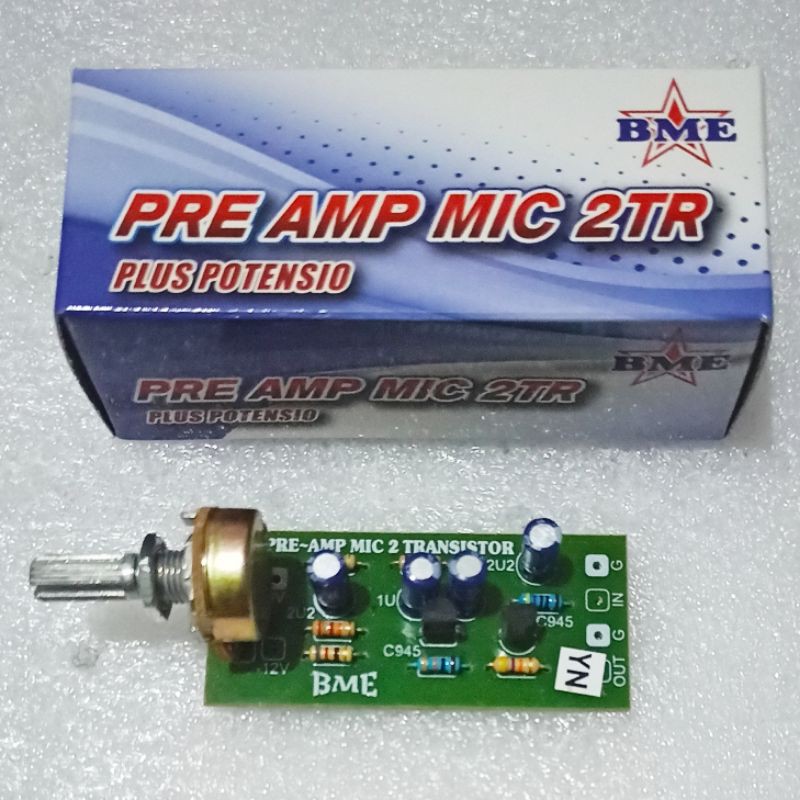 Jual Preamp Mic 2 Transistor By BME Shopee Indonesia