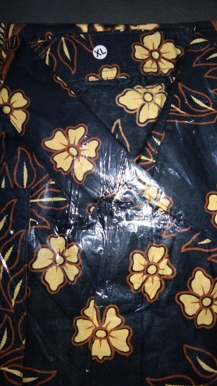 Atasan Batik Lengan Pendek 021 Risna Batik Hrb026 Hem Batik Pekalongan