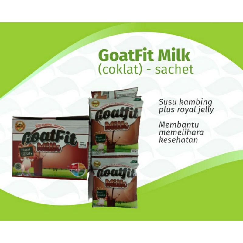 

Susu Kambing GoatFit Coklat Sachet Isi 10