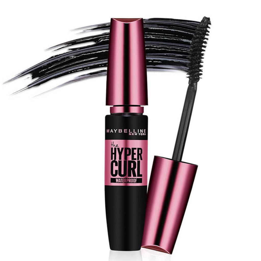 Mascara Hypercurl Maybelline Black - Maskara Waterproof