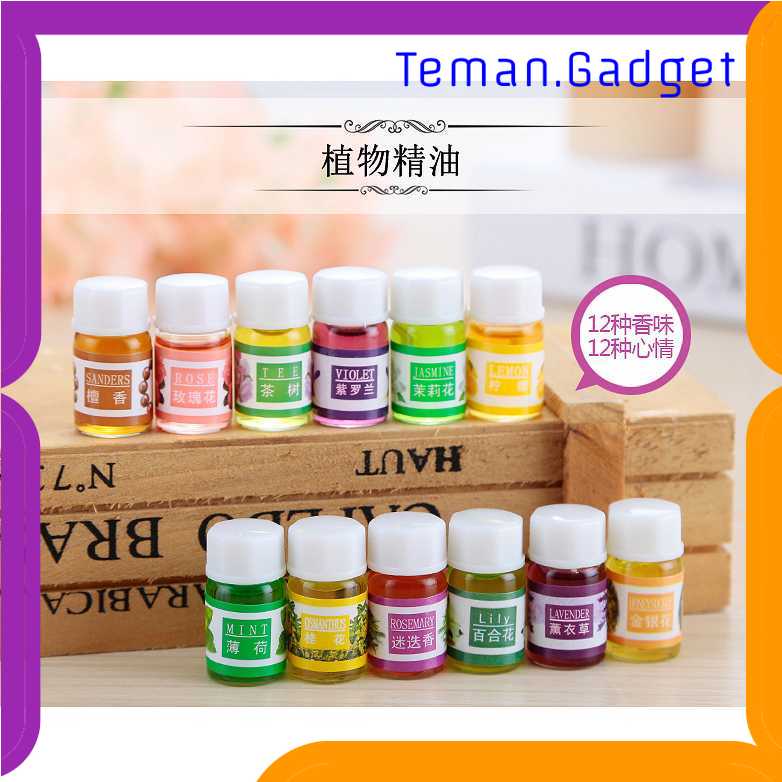 TG-CE Taffware HUMI Aroma Essential Oil Aromatherapy 12 in 1 3ml - D23860