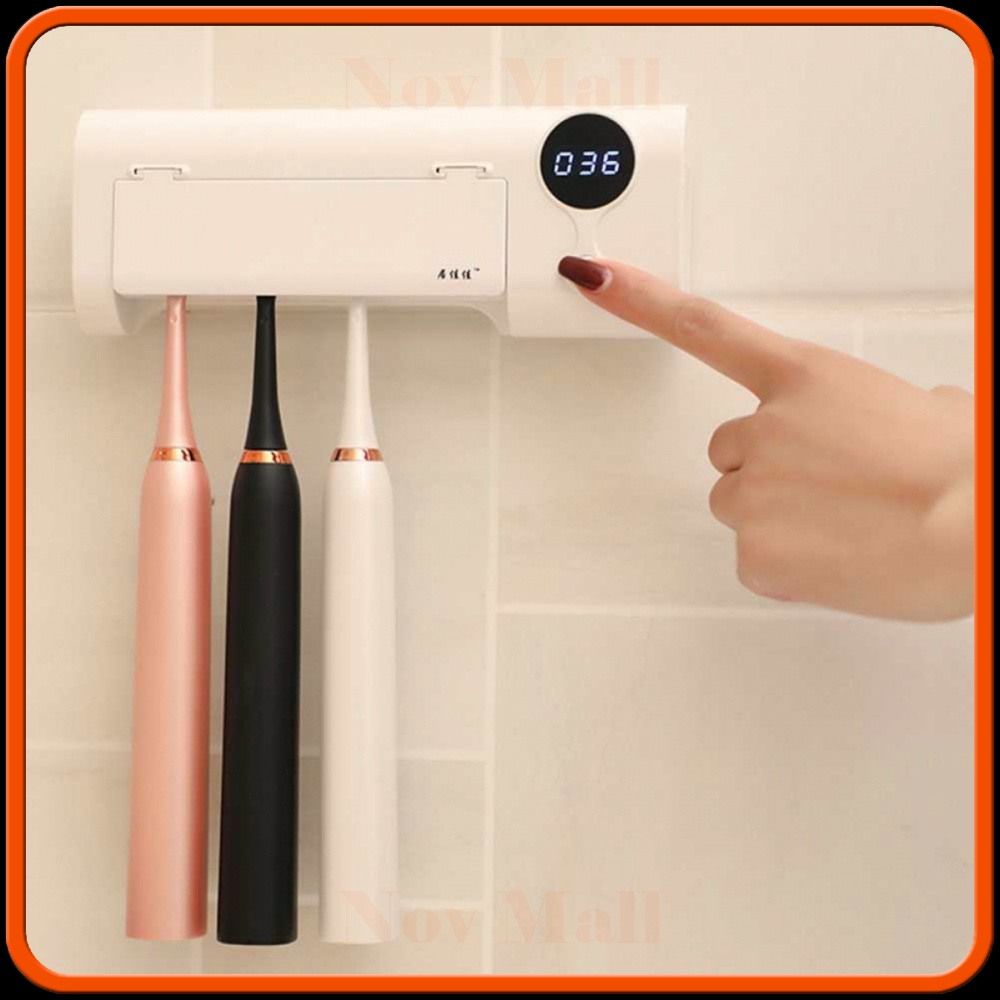 Rak Sikat Gigi UV Toothbrush Holder Sterilizer -GG791