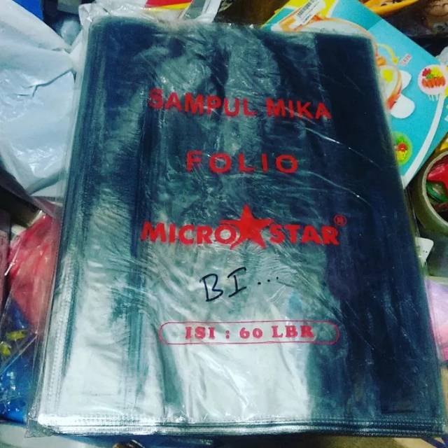 

sampul buku plastik mika uk folio