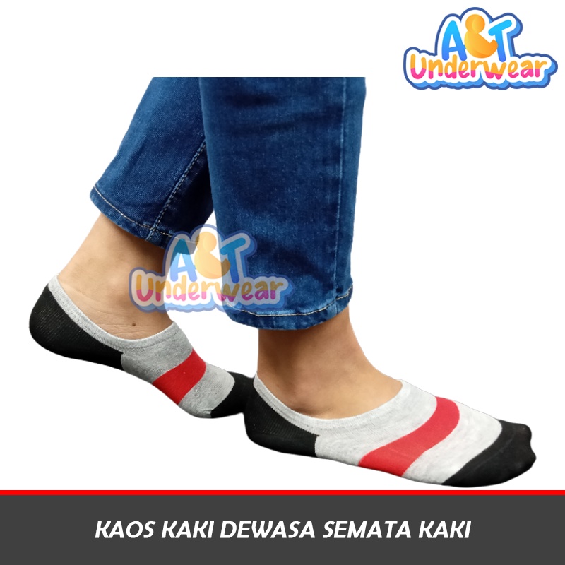 AT362-Kaos Kaki Sebawah Mata Kaki Dewasa/Kaos Kaki Pendek/Low Socks