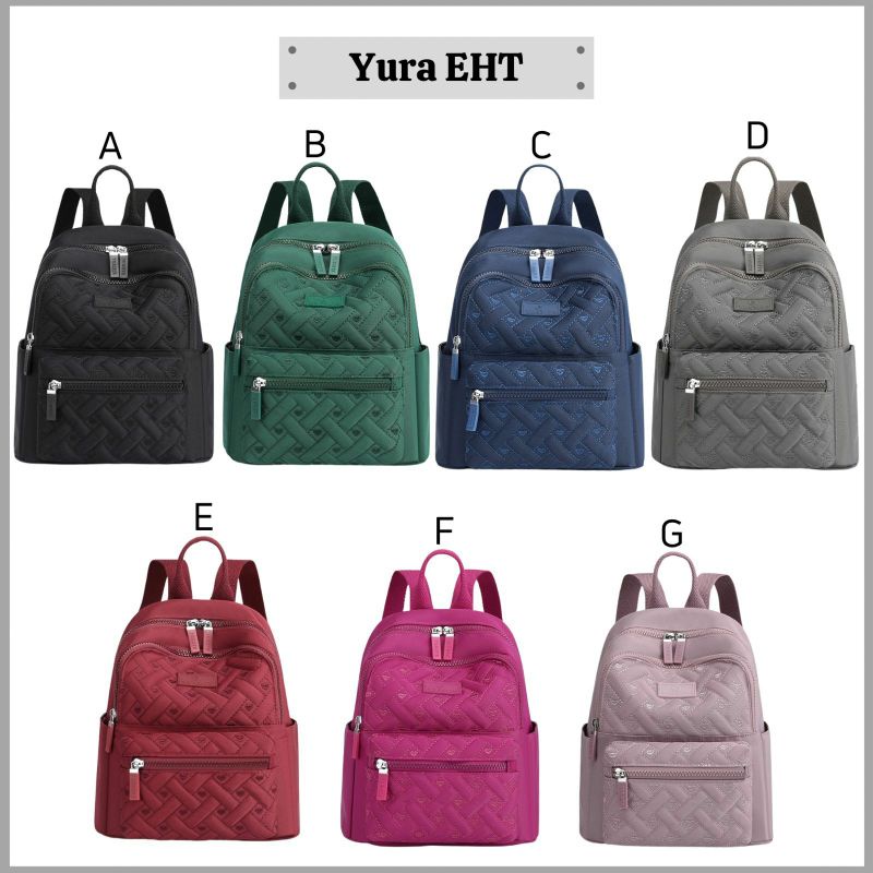 Tas Ransel Kecil Wanita Yuesite Yura Original Polos