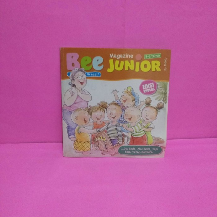Buku Bee Magazine junior Dia beda aku beda tapi kami tetap Gembira