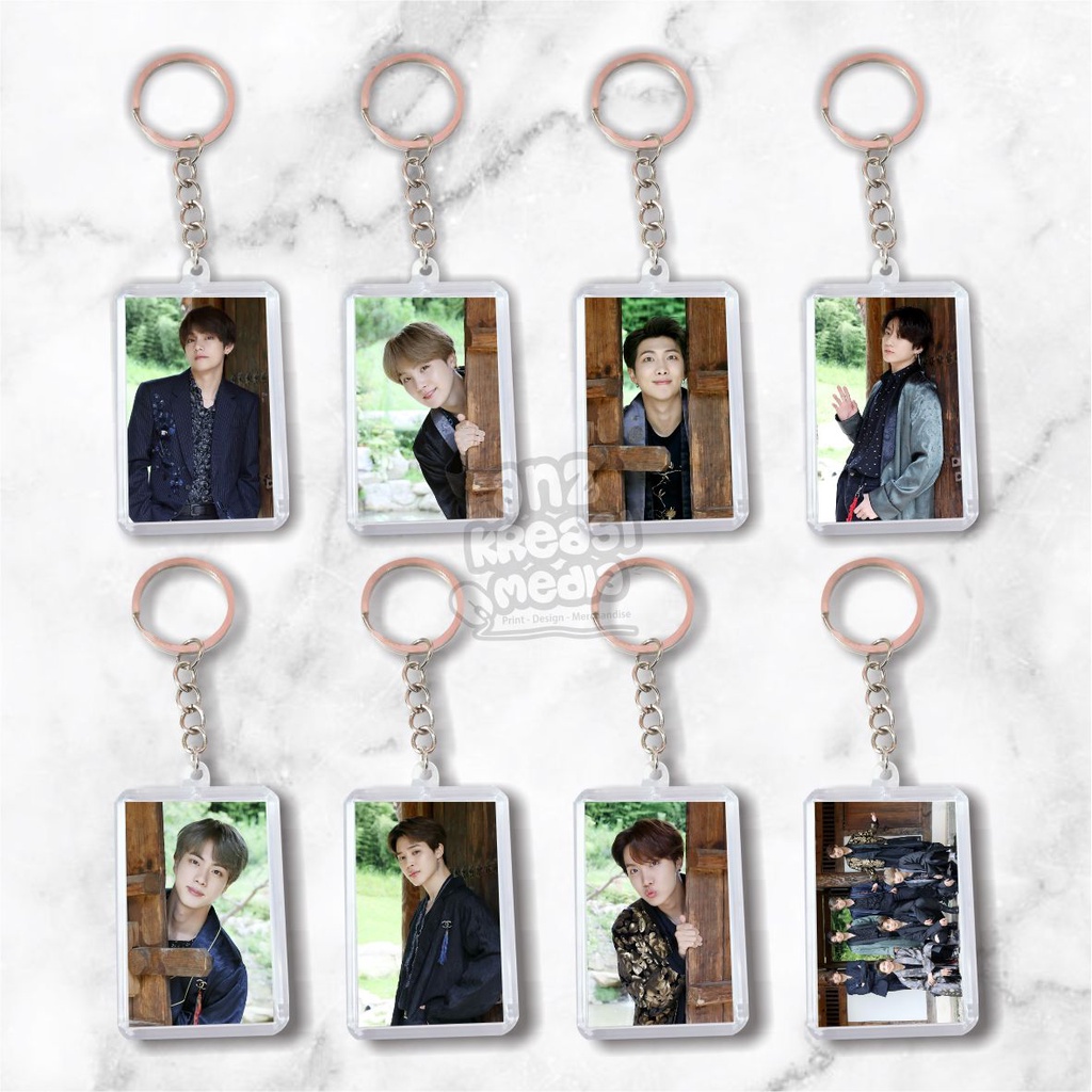 (READY STOCK) GANTUNGAN KUNCI AKRILIK - BTS CHUSEOK 2019