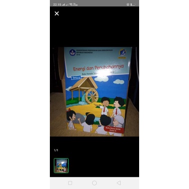 

Buku tematik kelas 3 SD tema 6 Energi dan perubahannya