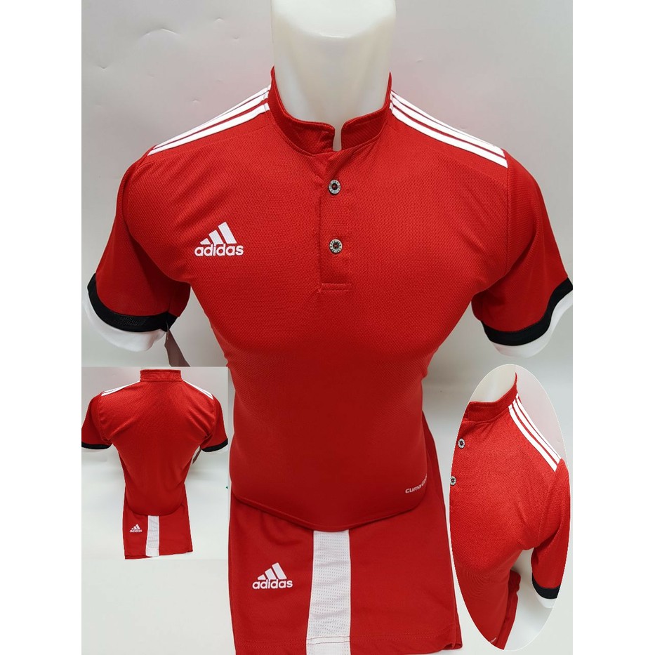 Termurah Stelan futsal MU 17-18 merah/kostum bola/jersey bola/baju bola