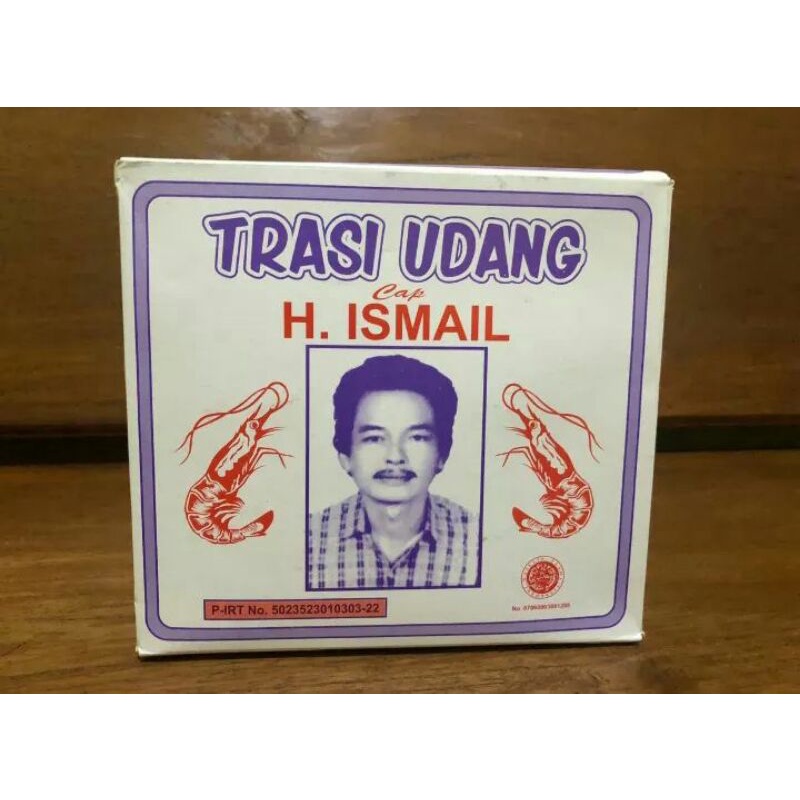 

Trasi/Trasi Udang/Trasi Udang H.Ismail 1 box isi 10 biji (1 biji : 100 gram)