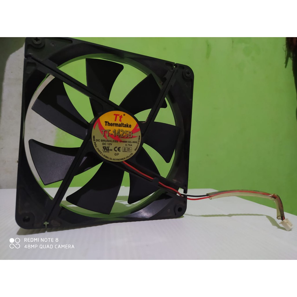 FAN 13.CM TT THERMALTAKE TT-1425B DC. 12V 0.70A 2PIN