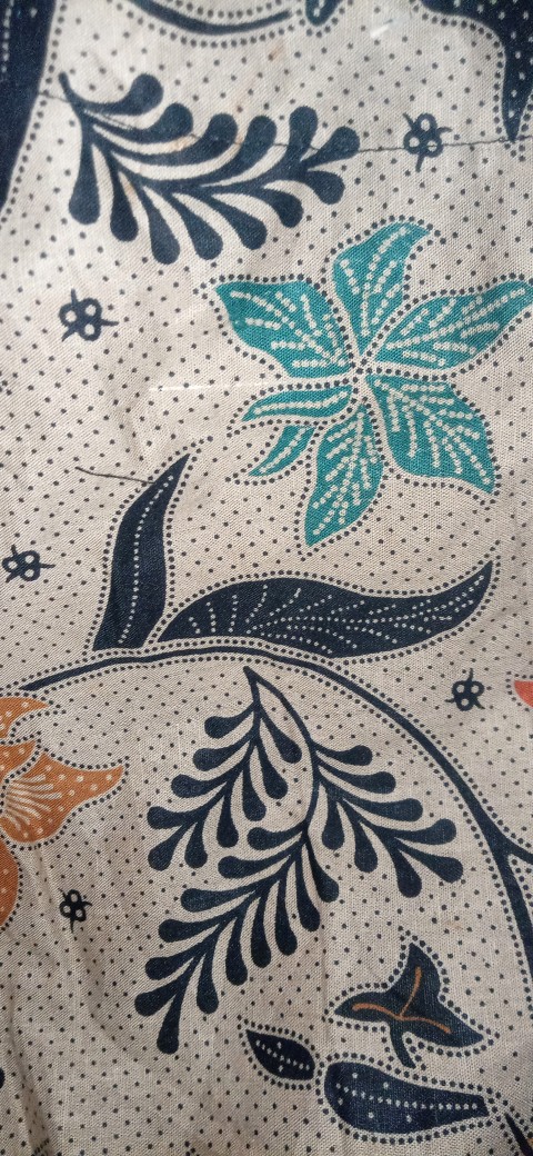 Tey-17 Batik Wanita Asj Sa Hrb026 Kenongo Kemeja Tosca Pendek