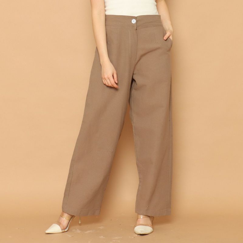 celana kulot highwaist korea