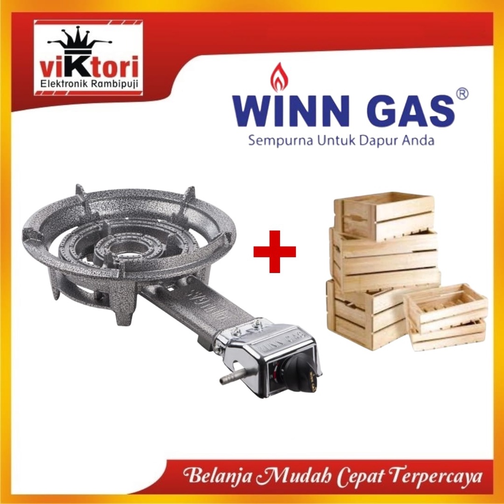 WINN GAS KOMPOR KOMERSIAL W31A / KOMPOR MAWAR / KOMPOR COR W31 A