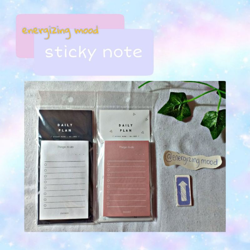 

Sticky Memo To Do List BP untuk sekolah/agenda/perkantoran dll