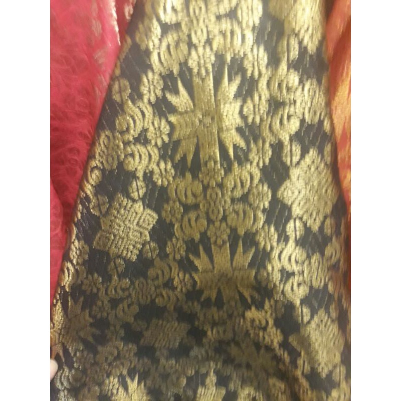 Bahan songket semi Palembang /Kain songket