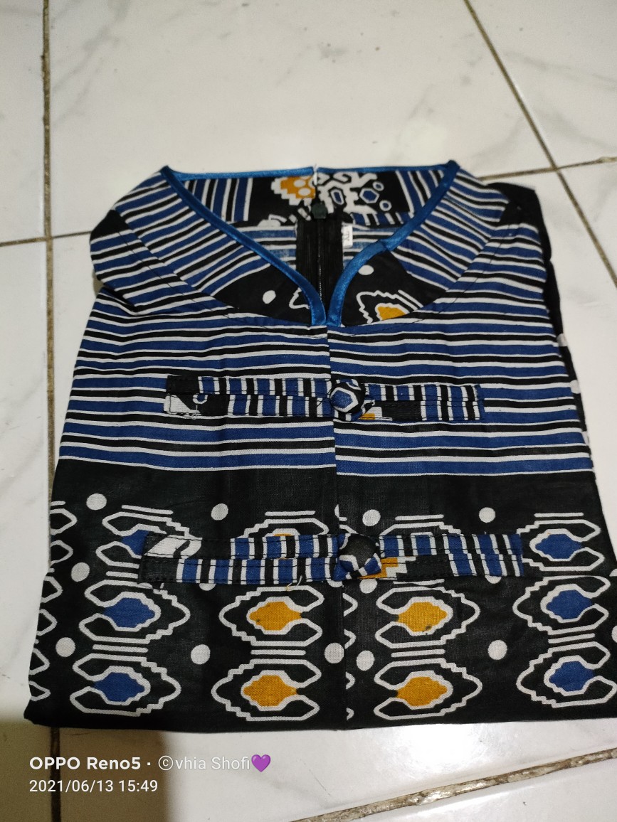 Atasan Dress Batik Wanita Motif Tenun Dsc05500