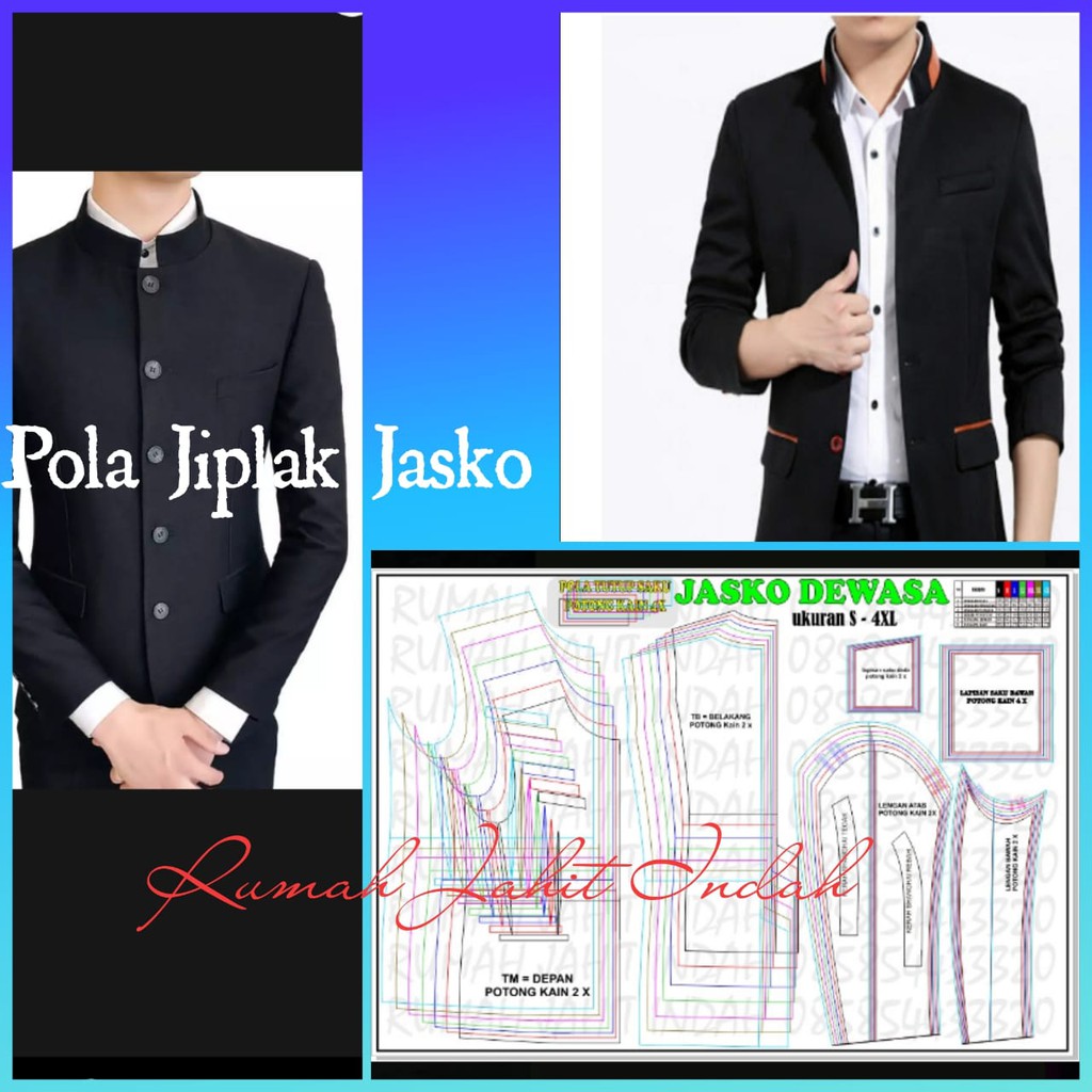 Pola Baju Pola Jahit Pola Jasko Dewasa Shopee Indonesia