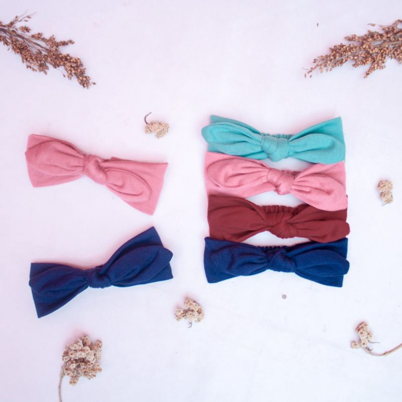 VINATA-BANDANA BAYI WARNA POLOS - BANDO BAYI MURAH