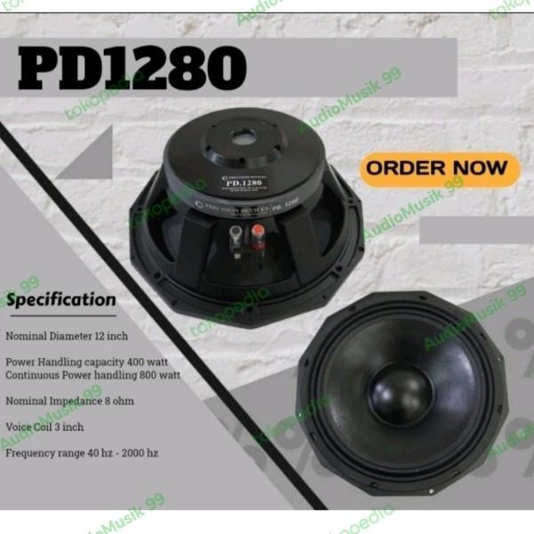 Komponen Speaker 12 inch PD1280