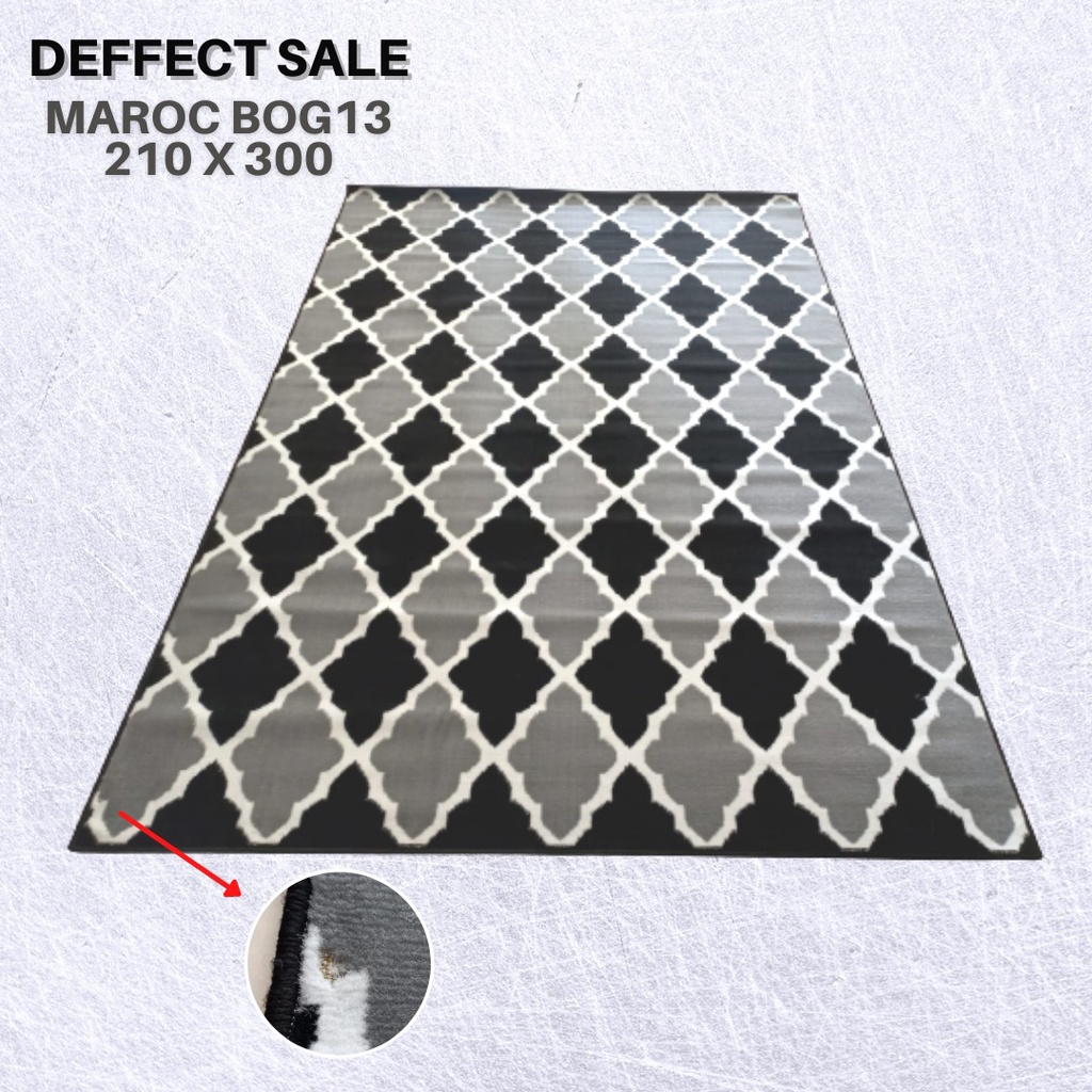 [DEFFECT SALE] - KARPET PERMADANI 210X300 + FREE KESET-3