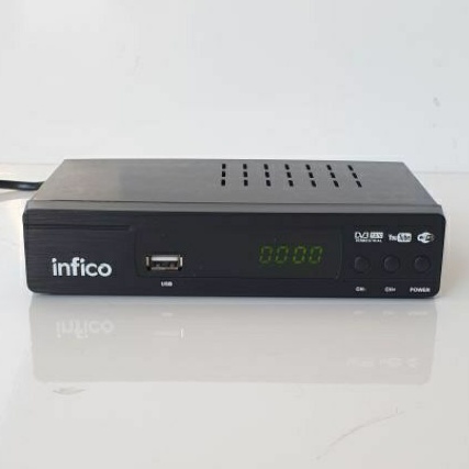 SET TOP BOX FREE DONGLE WIFI INFICO ITB-202 RECEIVER TV DIGITAL