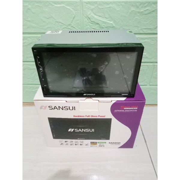 New New tv double Din deklas SANSUI 5202i LED 7inch Original