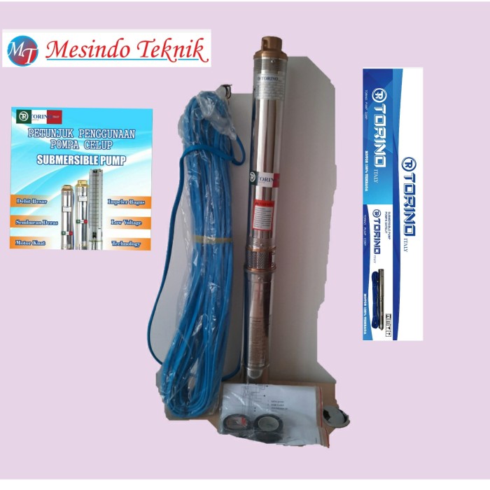 pompa submersible TORINO Boston type 3PPO-0.33HP kabel 30M Noril