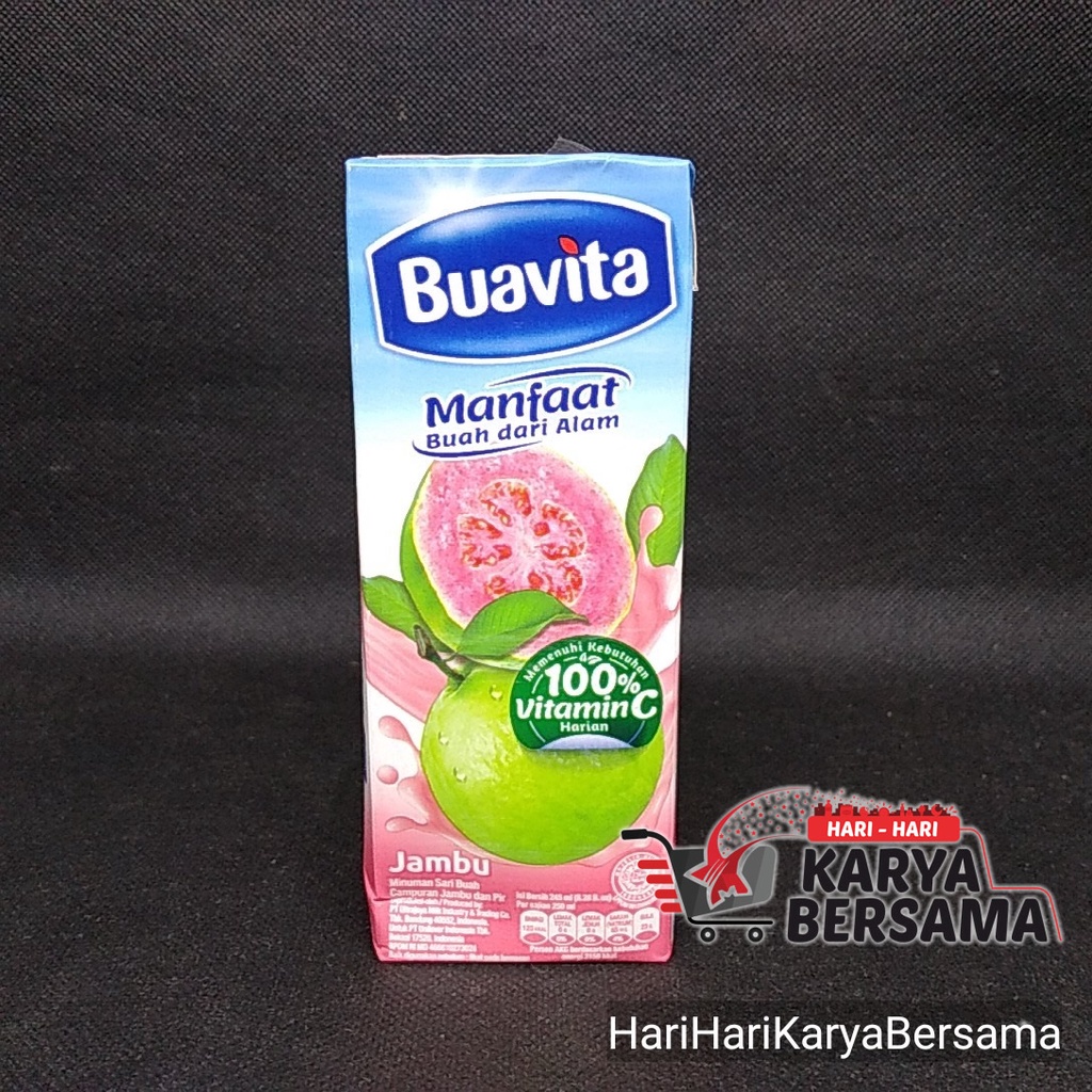 

MINUMAN JUS BUAVITA RASA JAMBU 250ML