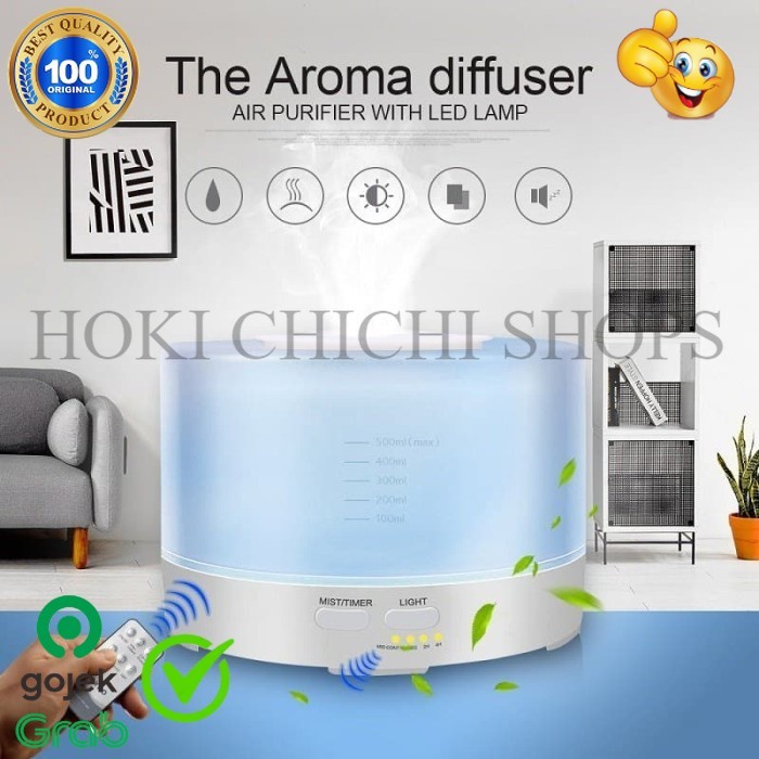 Humidifier Diffuser Ruangan Young 500ml + Remote ORIGINAL CC